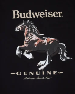 Mens Budweiser Horse Graphic T-Shirt