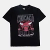 Mens Chicago Bulls Acid Wash T-Shirt