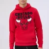 Mens Chicago Bulls Chenille Logo Hoodie