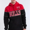 Mens Chicago Bulls Colour Block Hoodie