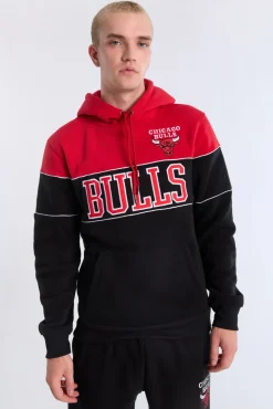 Mens Chicago Bulls Colour Block Hoodie