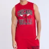 Mens Chicago Bulls Red Mesh Shorts