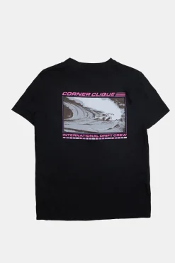 Mens Corner Clique Graphic T-Shirt
