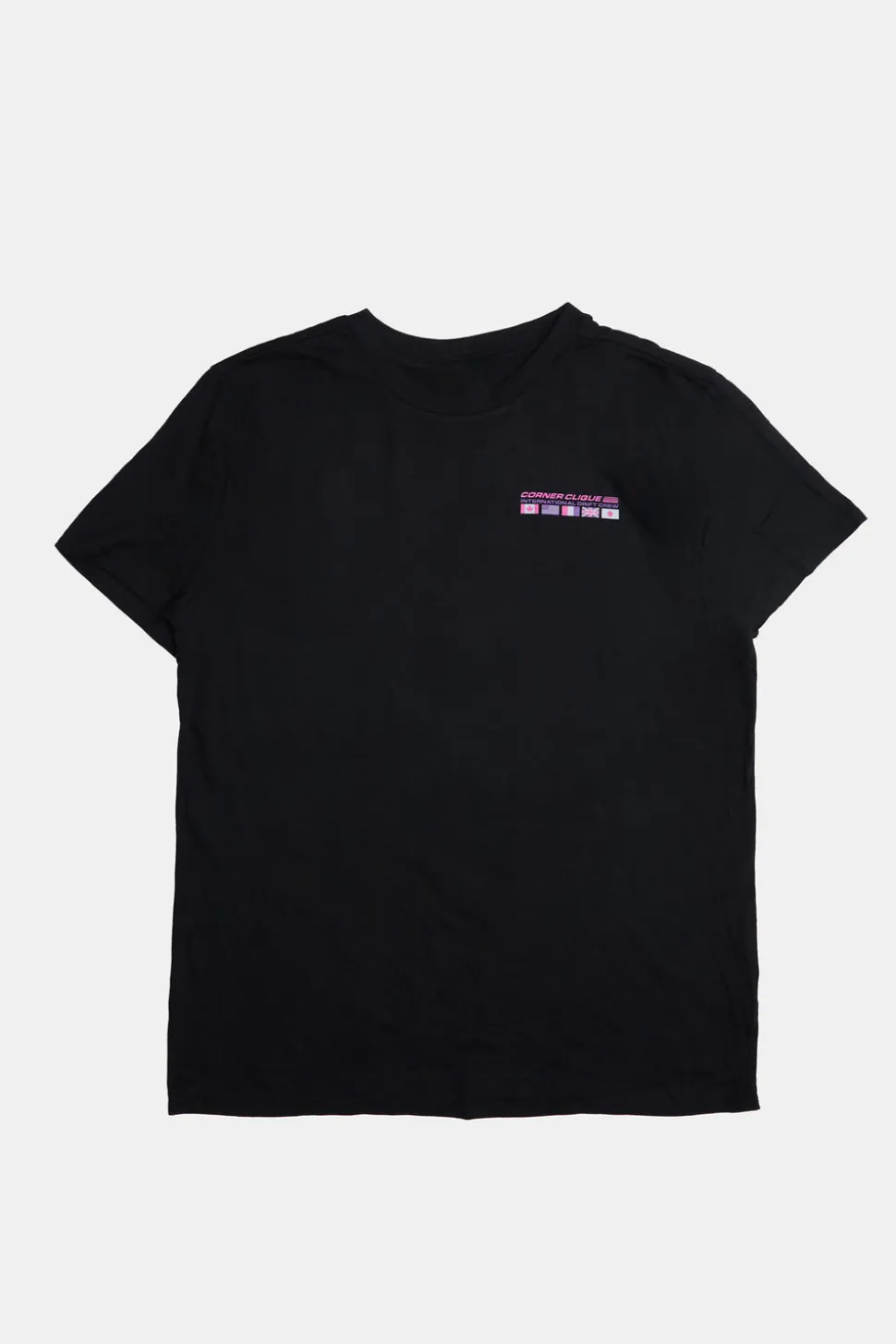 Mens Corner Clique Graphic T-Shirt