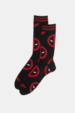 Mens Deadpool Crew Socks
