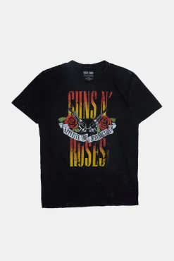 Mens Guns N' Roses World Tour Acid Wash T-Shirt