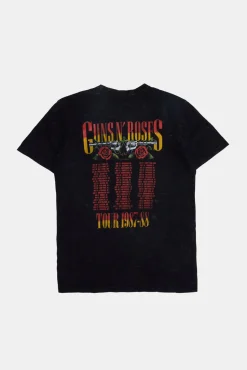 Mens Guns N' Roses World Tour Acid Wash T-Shirt