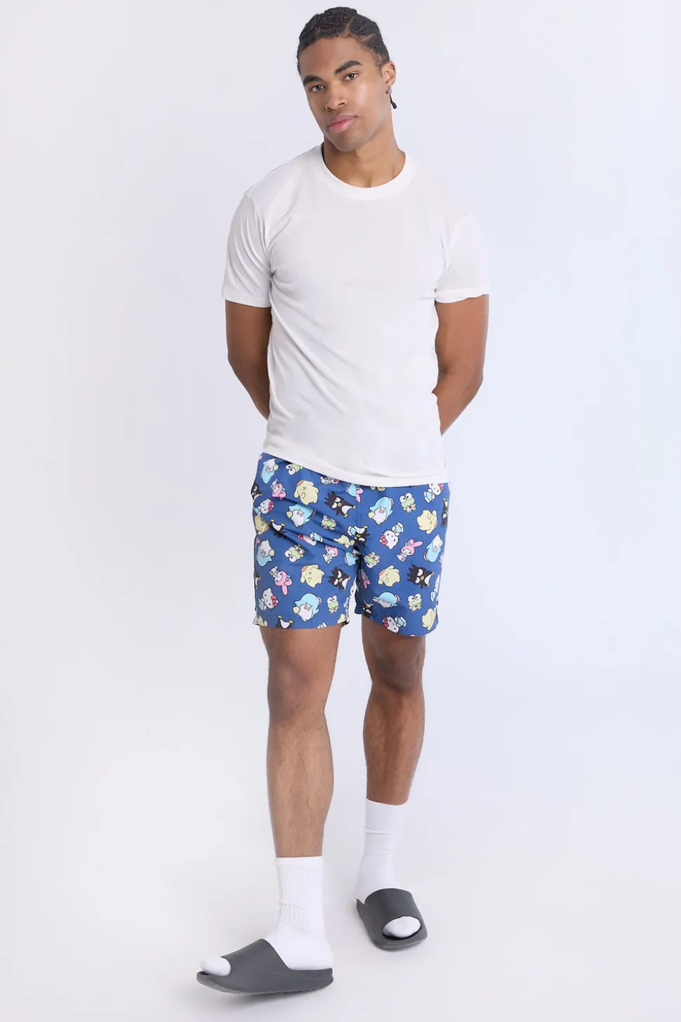 Mens Hello Kitty & Friends Beach Short 7"