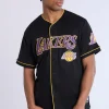 Mens LA Lakers Black Mesh Jersey