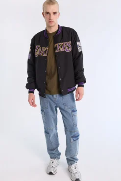 Mens LA Lakers Bomber Jacket