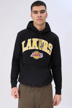 Mens LA Lakers Chenille Logo Hoodie