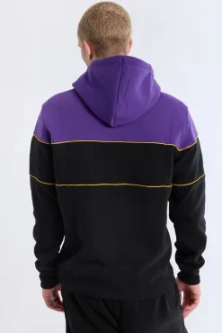 Mens LA Lakers Colour Block Hoodie