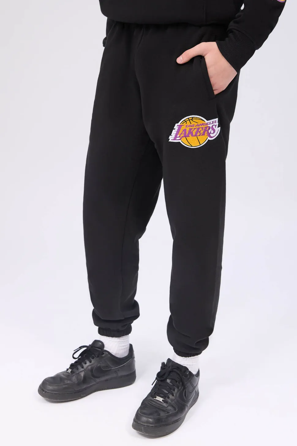 Mens LA Lakers Embroidered Logo Sweatpant