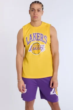 Mens LA Lakers Mesh Shorts