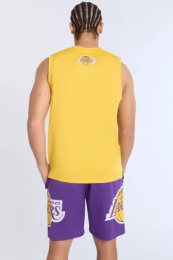 Mens LA Lakers Mesh Shorts