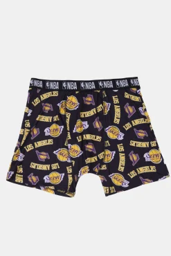 Mens LA Lakers Print Boxer Brief
