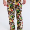 Mens Looney Tunes Pajama Bottoms