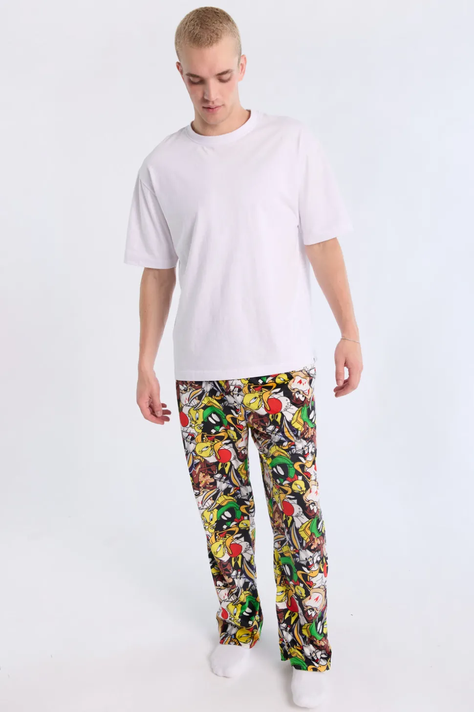 Mens Looney Tunes Pajama Bottoms