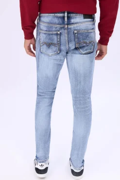Mens Medium Wash Skinny Jeans
