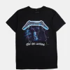 Mens Metallica Lightning T-Shirt