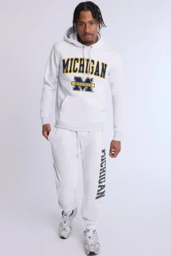 Mens Michigan Chenille Logo Hoodie