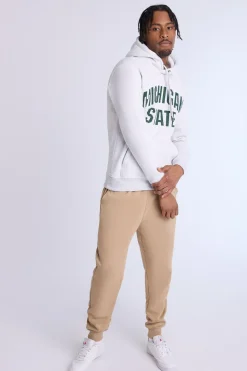 Mens Michigan State Chenille Logo Hoodie