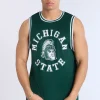 Mens Michigan State University Spartans Mesh Tank Top