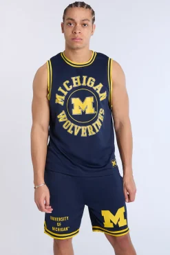 Mens Michigan Wolverines Mesh Shorts