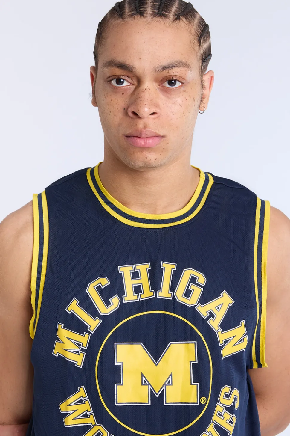 Mens Michigan Wolverines Mesh Tank Top