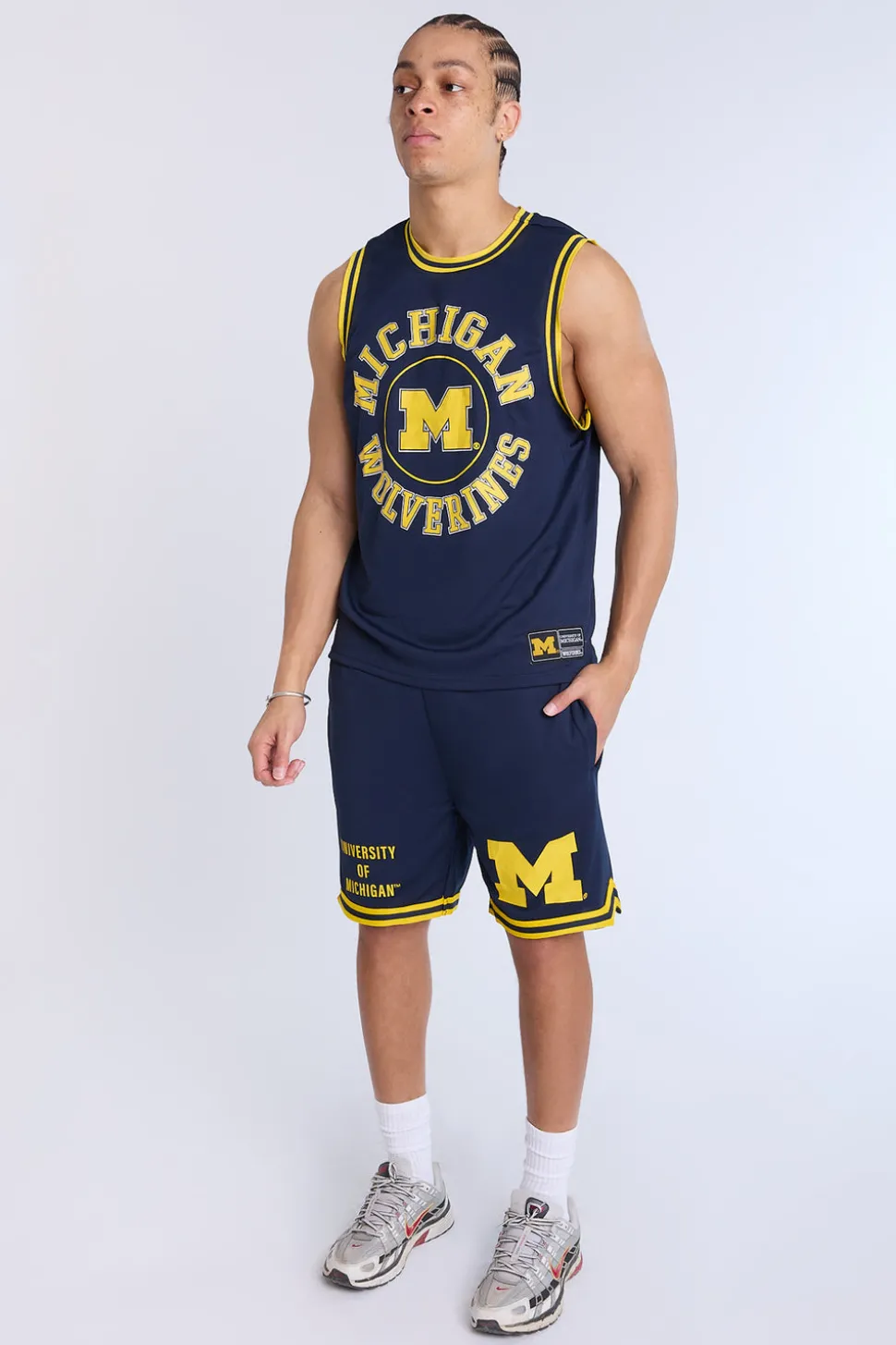 Mens Michigan Wolverines Mesh Shorts