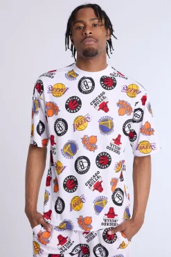 Mens NBA Logo Mesh Top
