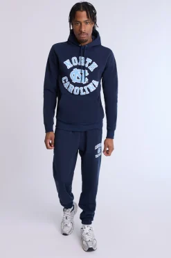 Mens North Carolina Chenille Logo Hoodie