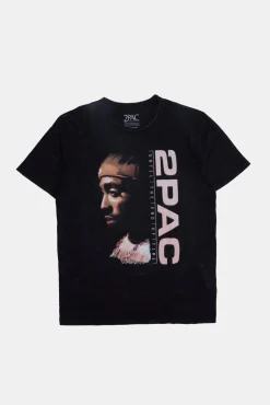 Mens 2Pac Acid Wash T-Shirt
