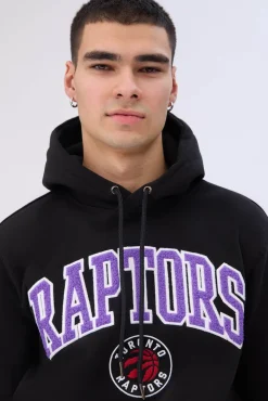 Mens Raptors Chenille Logo Hoodie