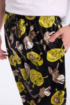 Mens Shrek & Donkey Pajama Bottoms