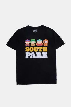 Mens South Park Acid Wash T-Shirt