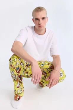Mens SpongeBob SquarePants Pajama Bottoms