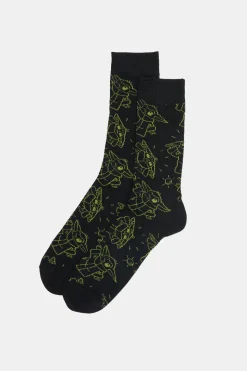 Mens The Mandalorian Crew Socks