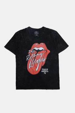 Mens The Rolling Stones Acid Wash T-Shirt