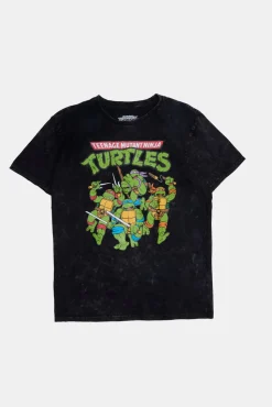 Mens TMNT Acid Wash T-Shirt