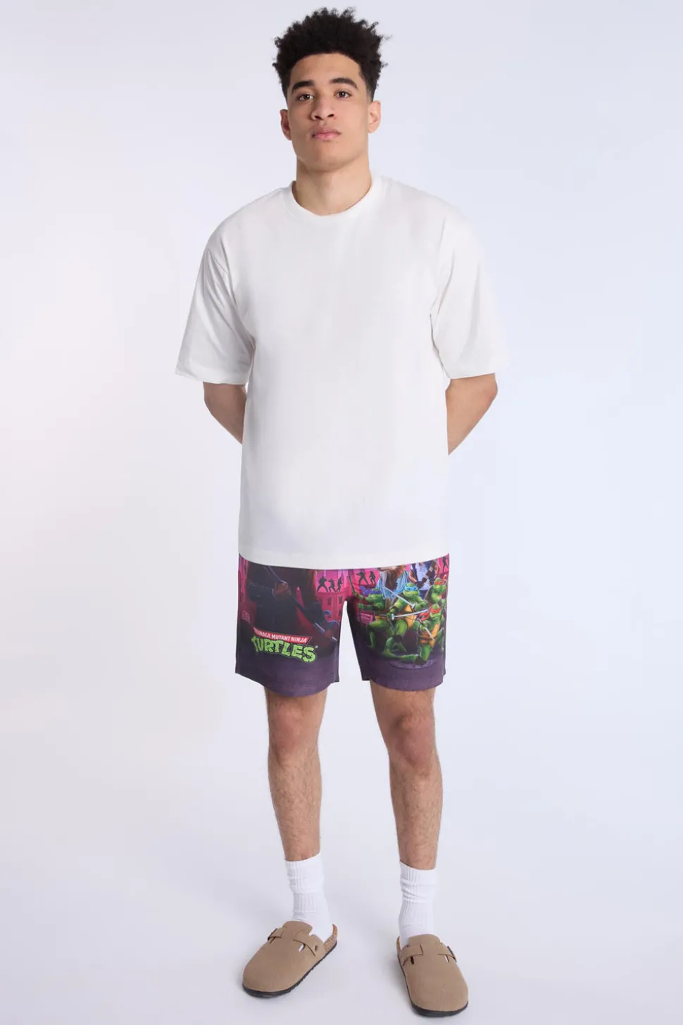 Mens TMNT Beach Short 7"