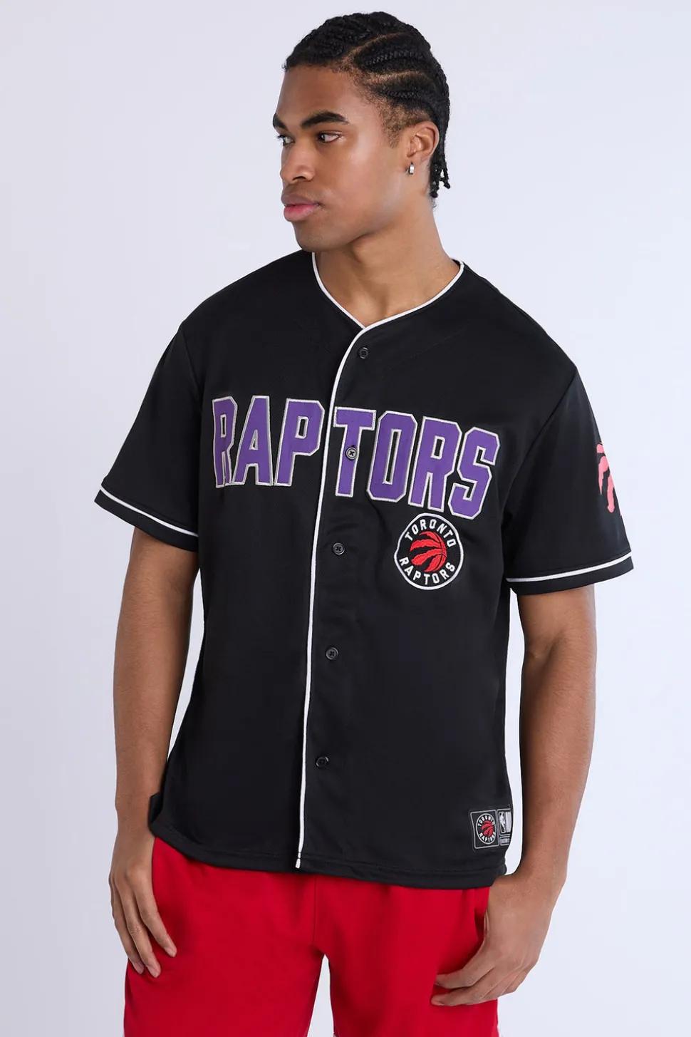 Mens Toronto Raptors Black Mesh Jersey