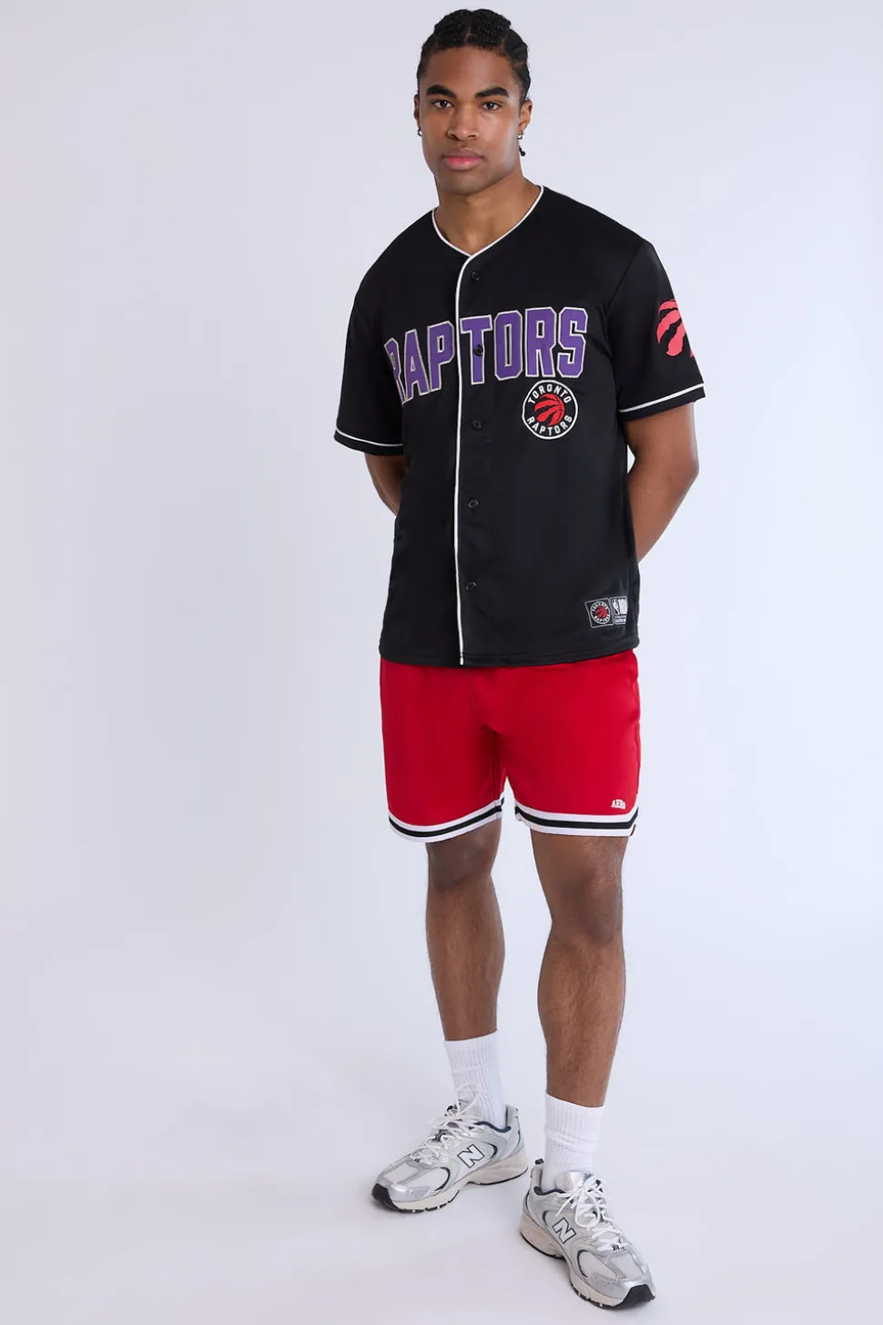 Mens Toronto Raptors Black Mesh Jersey
