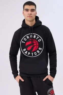 Mens Toronto Raptors Chenille Logo Hoodie