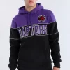 Mens Toronto Raptors Colour Block Hoodie