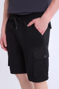 Mens Twill Cargo Jogger Shorts
