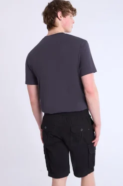 Mens Twill Cargo Jogger Shorts