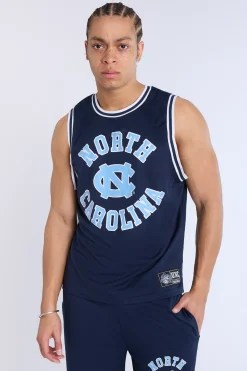 Mens University of North Carolina Navy Mesh Tank Top