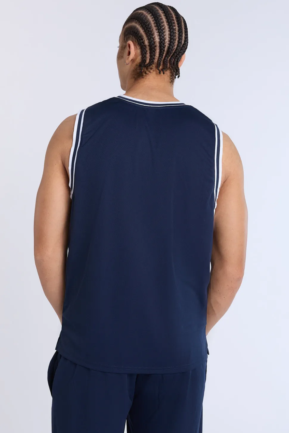 Mens University of North Carolina Navy Mesh Tank Top