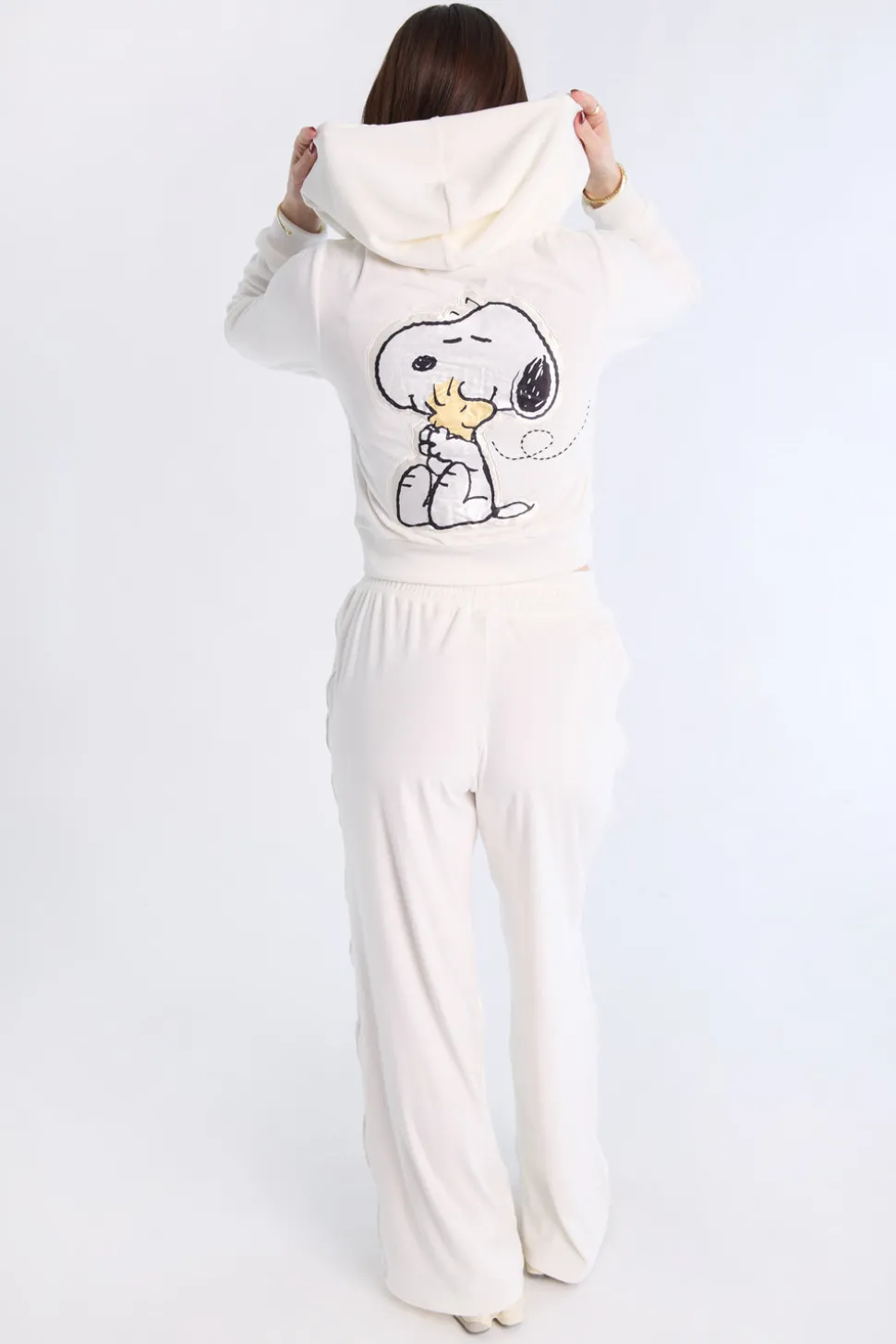 Peanuts Snoopy and Woodstock 2-Piece Velour Set